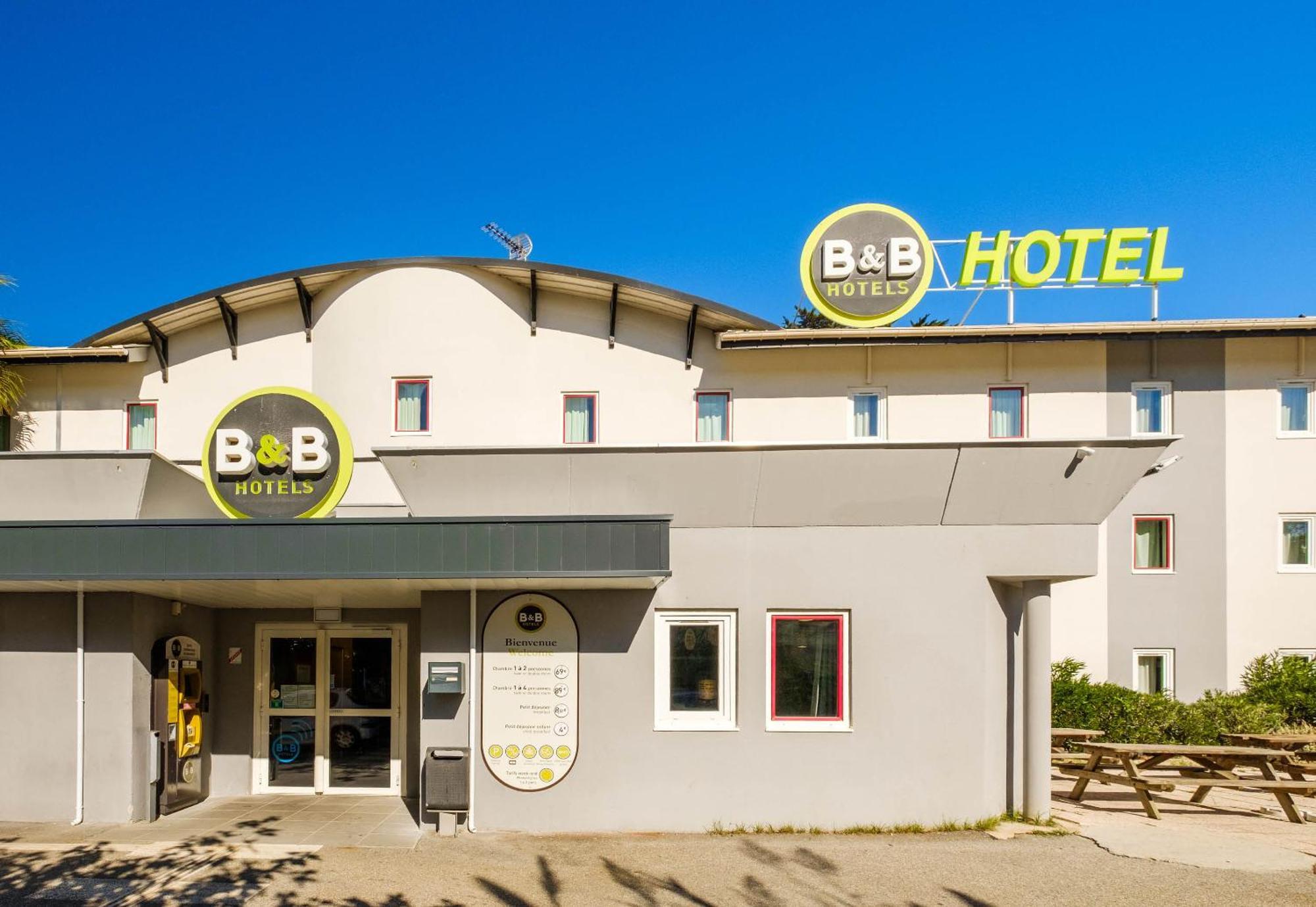 B&B Hotel Villeneuve Loubet Plage Eksteriør billede